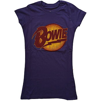 David Bowie t-shirt: Vintage Diamond Dogs Logo - storlek XS-XL