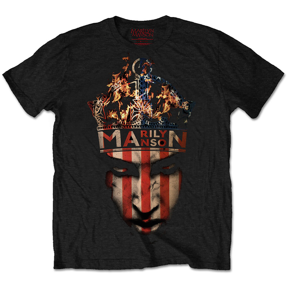 Marilyn Manson Unisex T-Shirt: Crown (Medium) - 3