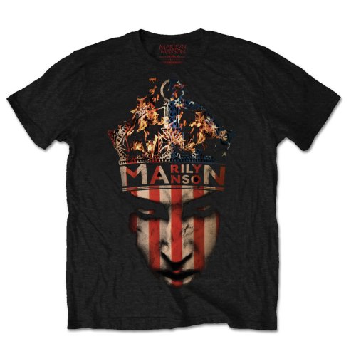 Marilyn Manson Unisex T-Shirt: Crown (Medium)