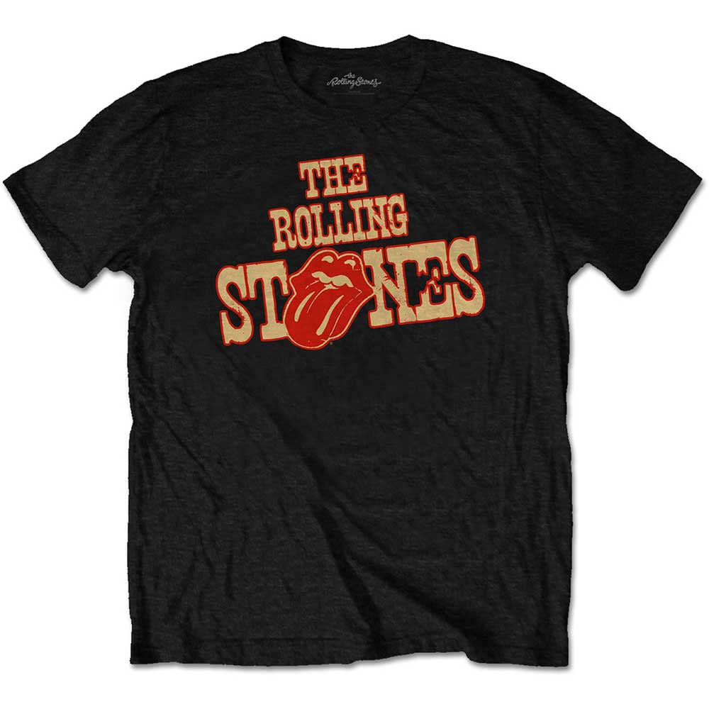 The Rolling Stones Unisex T-Shirt: Wild West Logo (Medium) - 2