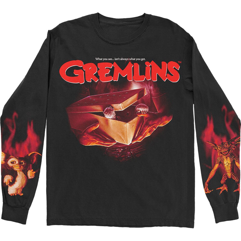 Warner Bros Unisex Long Sleeved T-Shirt: Gremlins What It Seems (Medium)