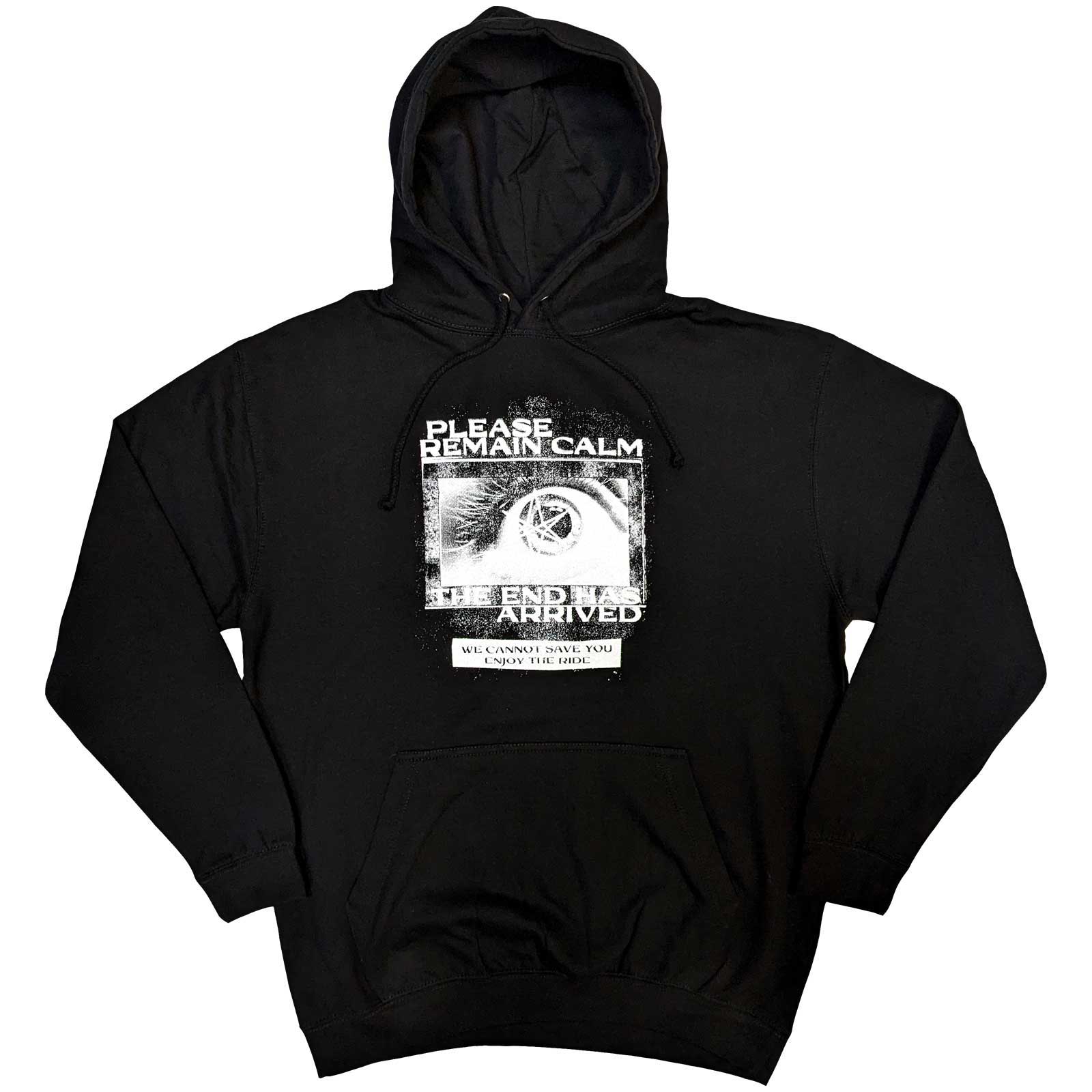 Bring Me The Horizon Unisex Pullover Hoodie: Remain Calm FP (X-Large)
