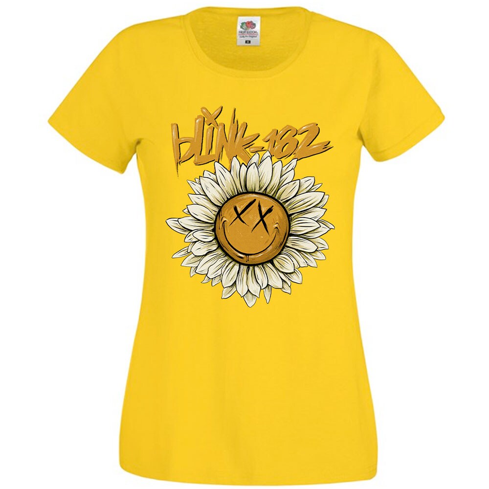 Blink-182 Ladies T-Shirt: Sunflower (Large)