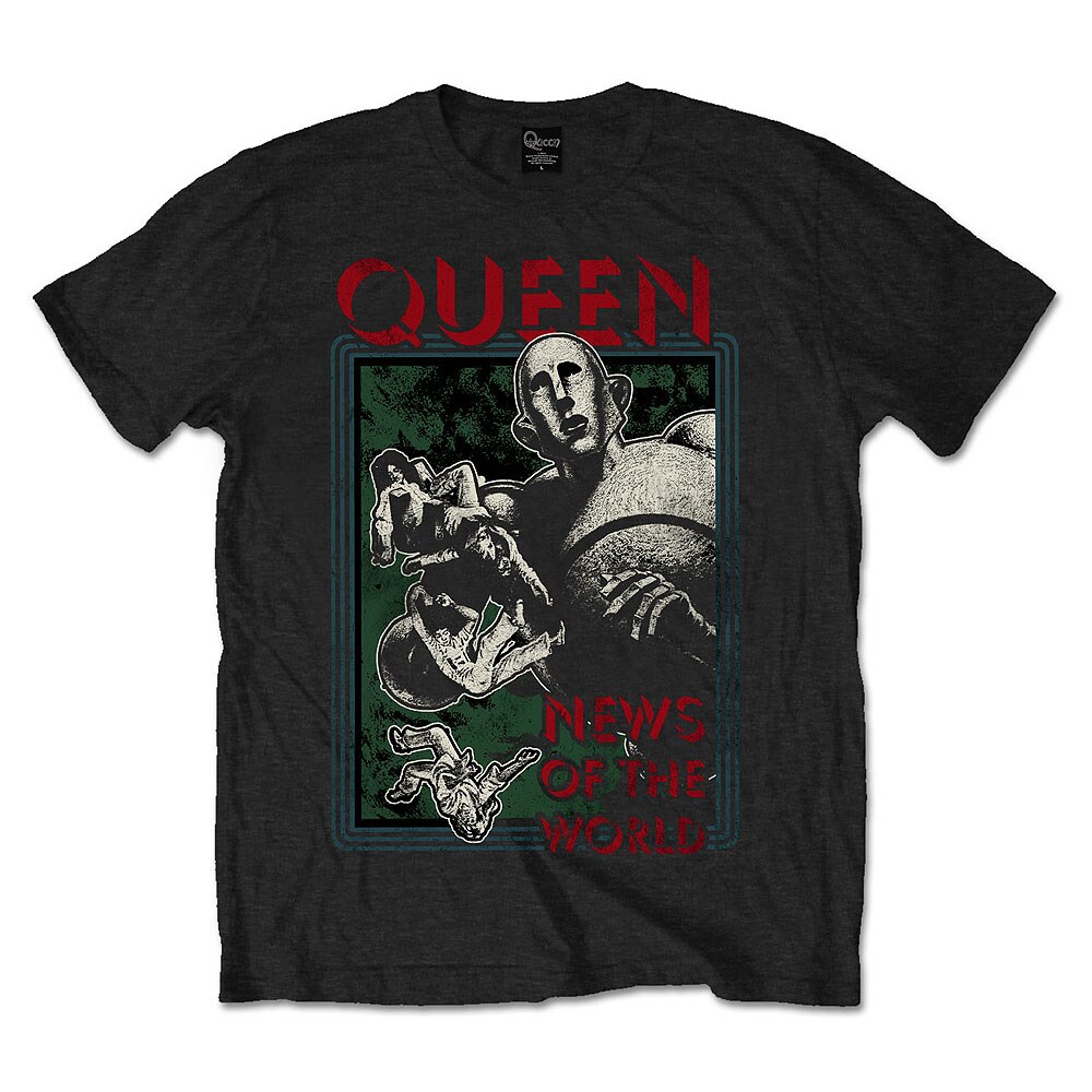 Queen Unisex T-Shirt: News of the World (Small) - 2
