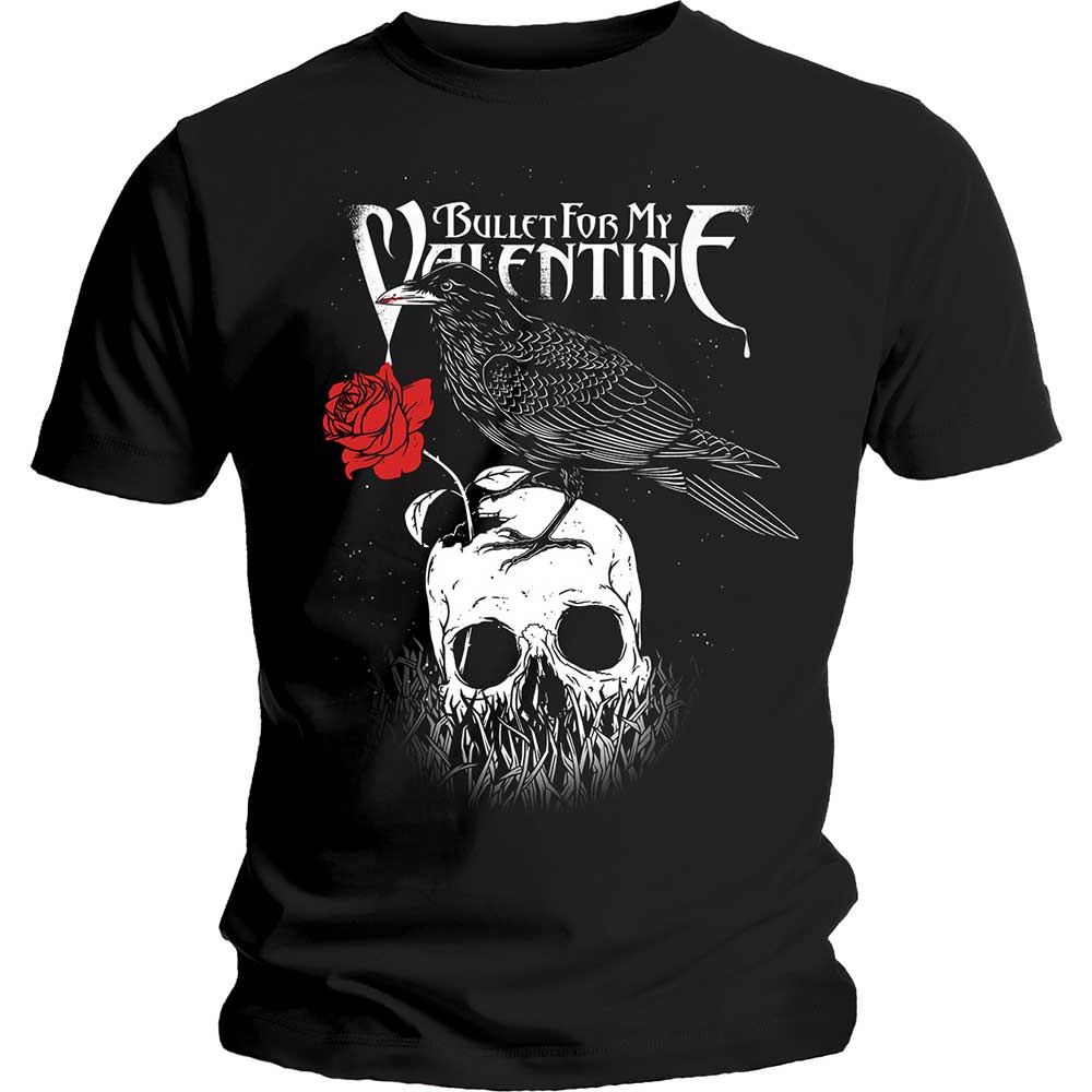 Bullet For My Valentine Unisex T-Shirt: Raven (Medium) - 2