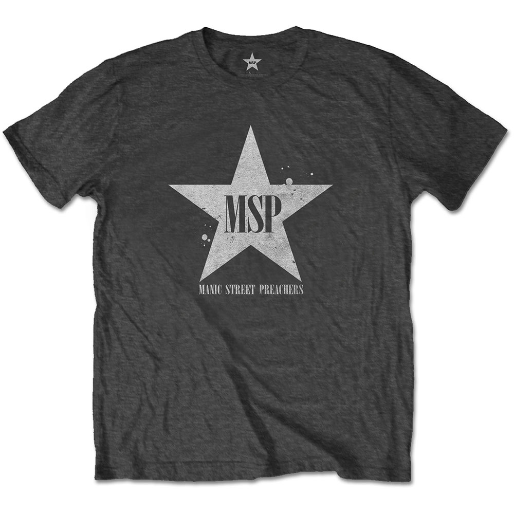 Manic Street Preachers Unisex T-Shirt: Classic Distressed Star (X-Large)