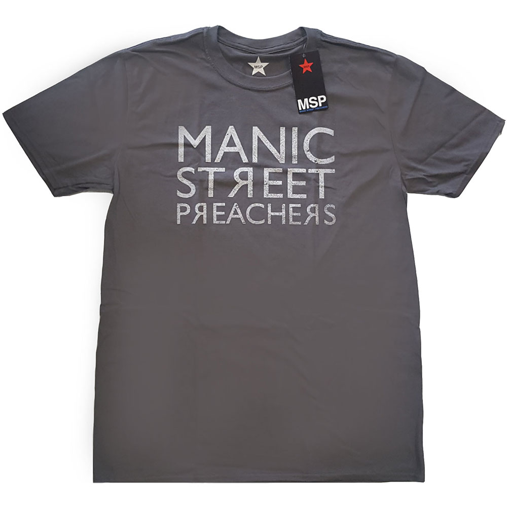 Manic Street Preachers Unisex T-Shirt: Reversed Logo (Medium)