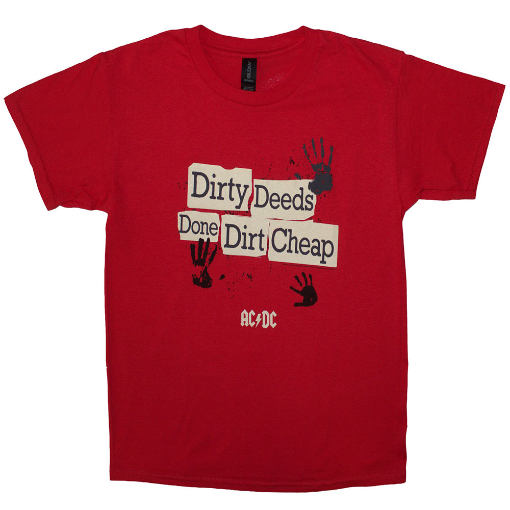 AC/DC Kids T-Shirt: Dirty Deeds Done Dirt Cheap (11-12 Years)