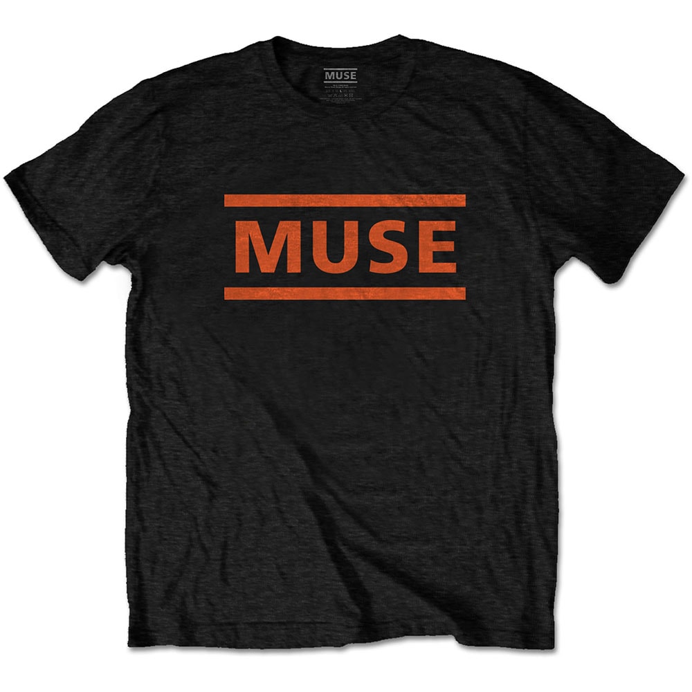 Muse Unisex T-Shirt: Orange Logo (Small)