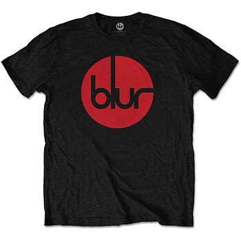 Blur Unisex T-Shirt: Circle Logo (Large)