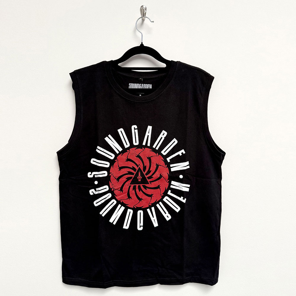 Soundgarden Unisex Tank T-Shirt: Circle Logo (Black) (Small)