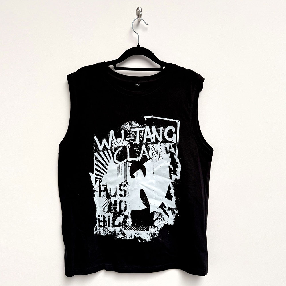 Wu-Tang Clan Unisex Tank T-Shirt: Graffiti (Black) (Small)