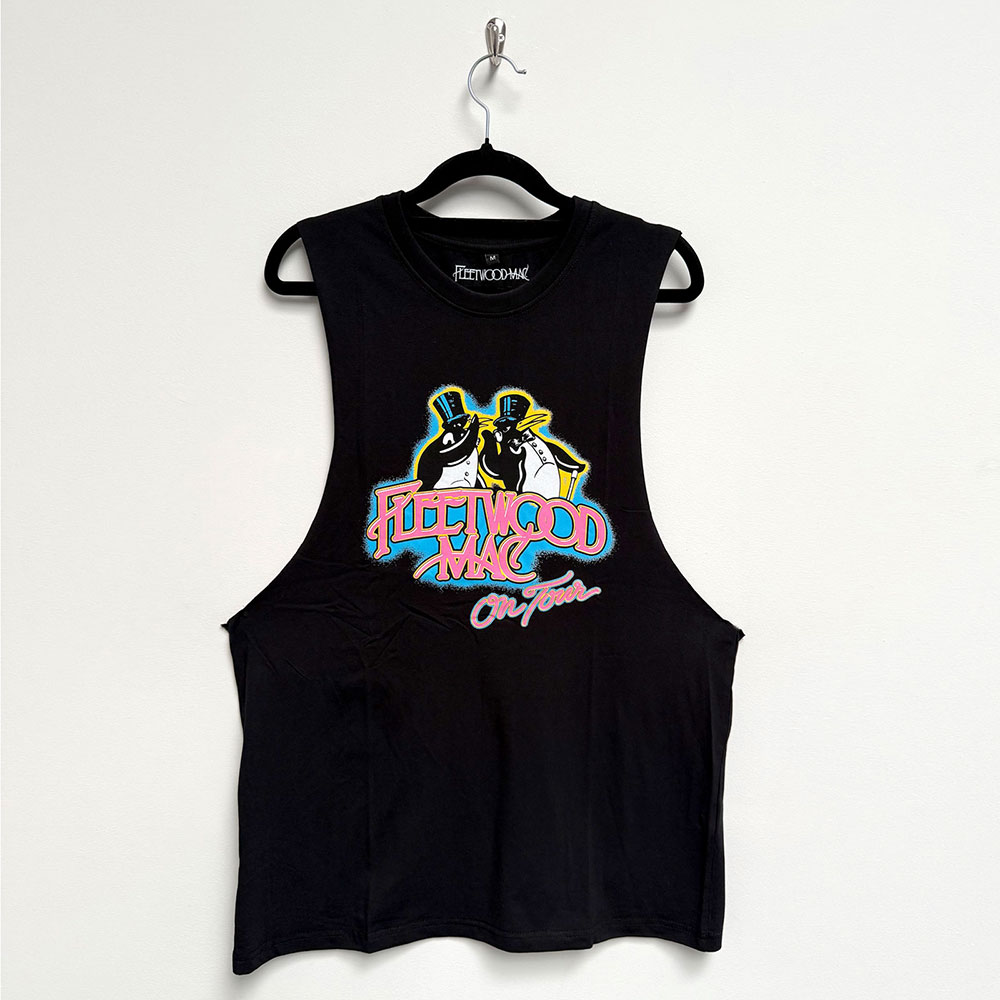 Fleetwood Mac Unisex Vest T-Shirt: On Tour (Black) (Small)