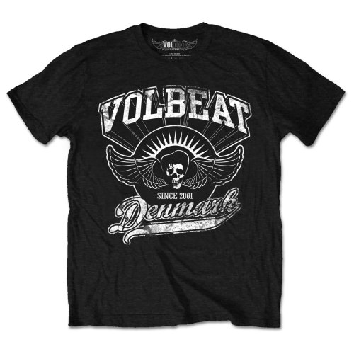 Volbeat Unisex T-Shirt: Rise from Denmark (Small)