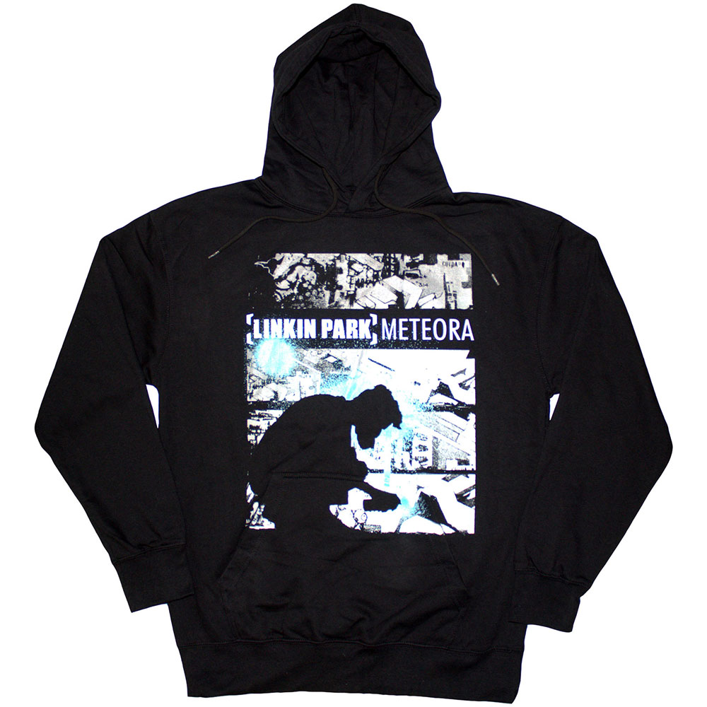 Linkin Park Unisex Pullover Hoodie: Meteora Drip Collage  (Medium)
