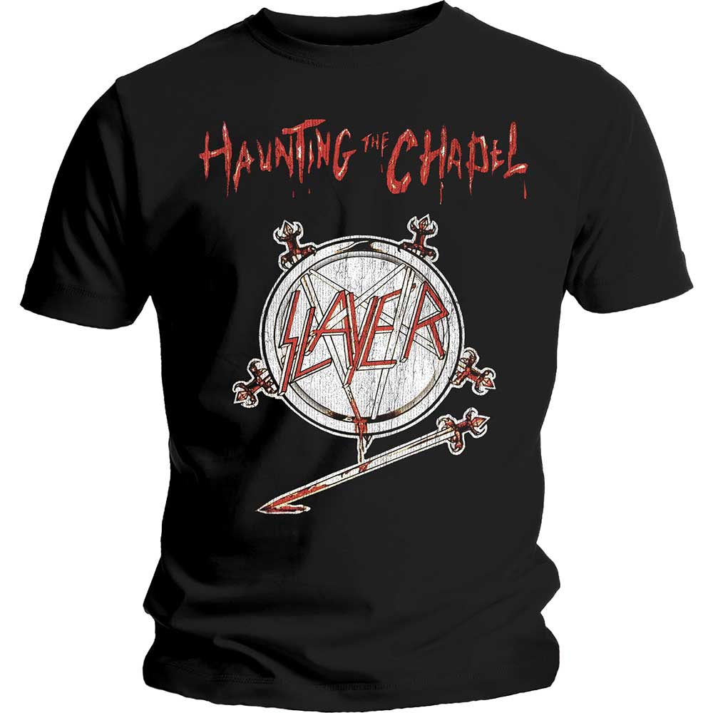 Slayer Unisex T-Shirt: Haunting the Chapel (Medium) - 2