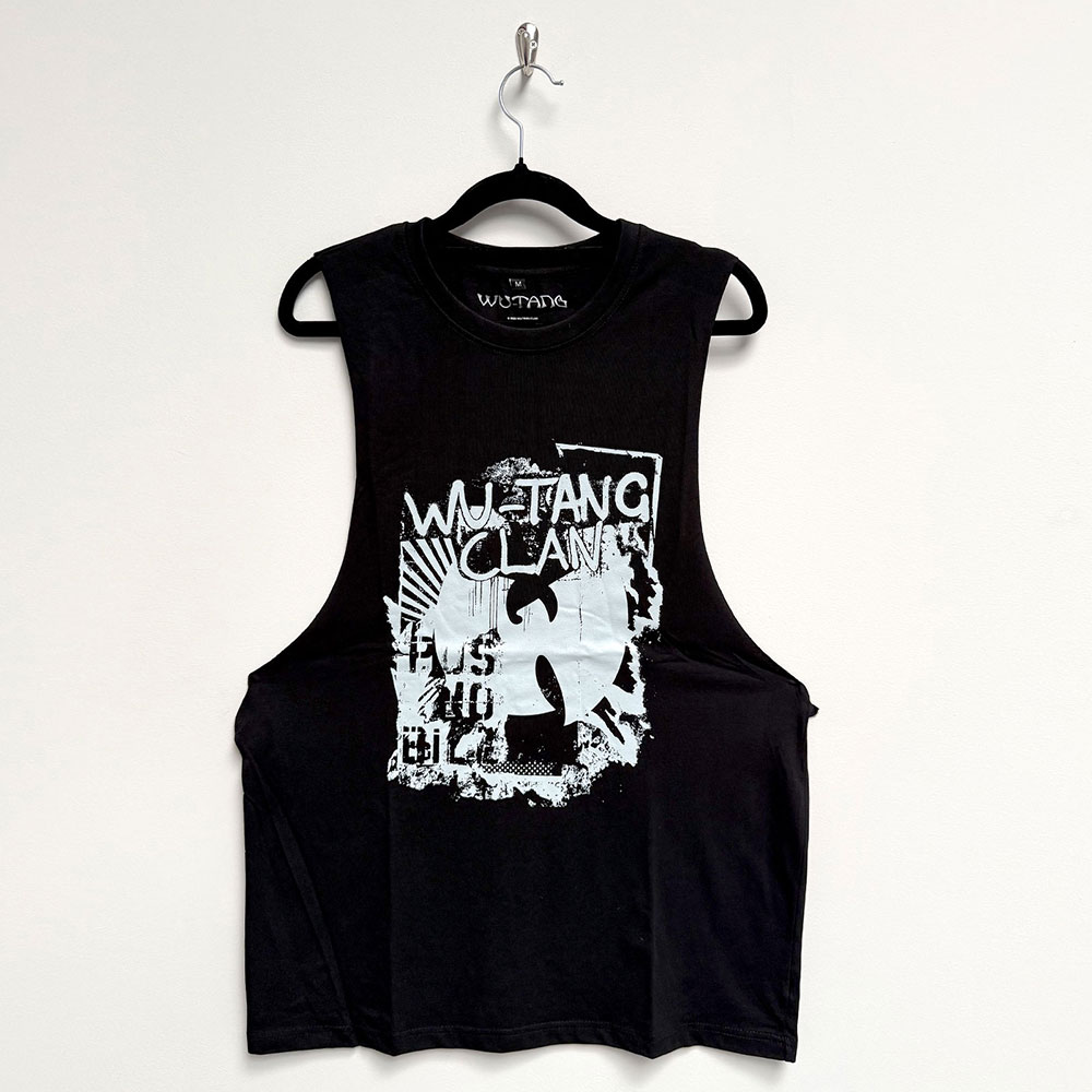 Wu-Tang Clan Unisex Vest T-Shirt: Graffiti (Black) (Small)