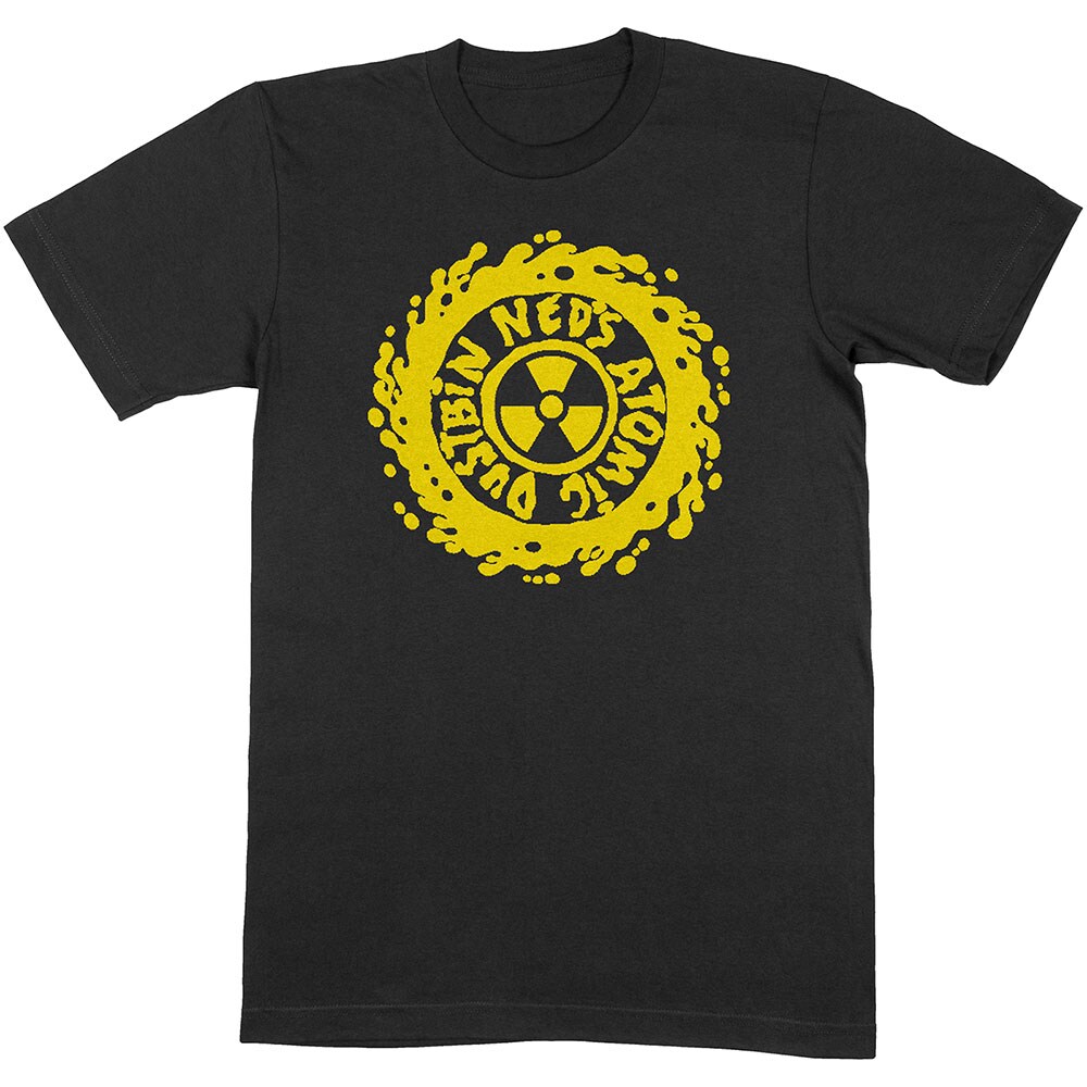 Ned's Atomic Dustbin Unisex T-Shirt: Yellow Classic Logo (Large)