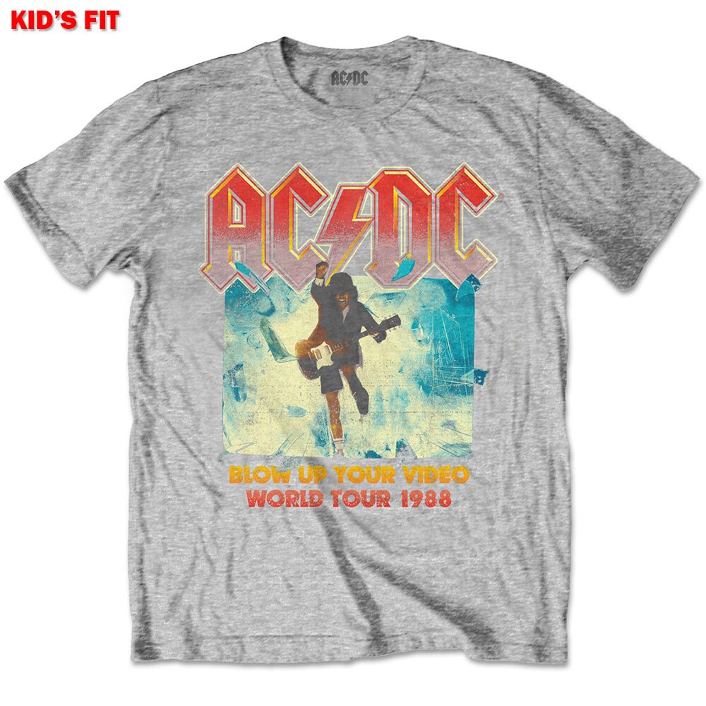 AC/DC Kids T-Shirt: Blow Up Your Video (3-4 Years)