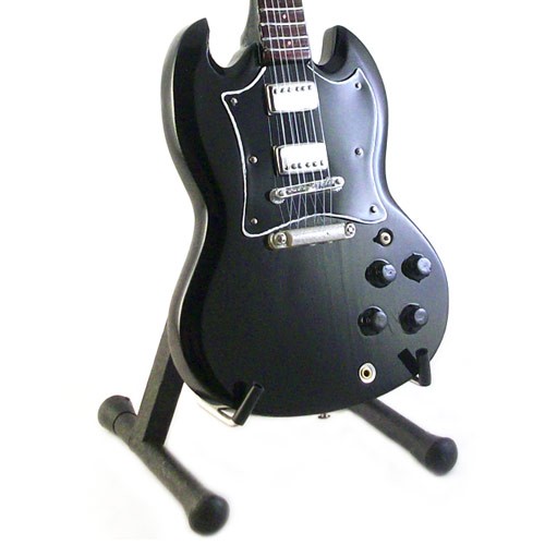 Minigitarr: AC/DC - Angus Young - Gibson SG Back In Black