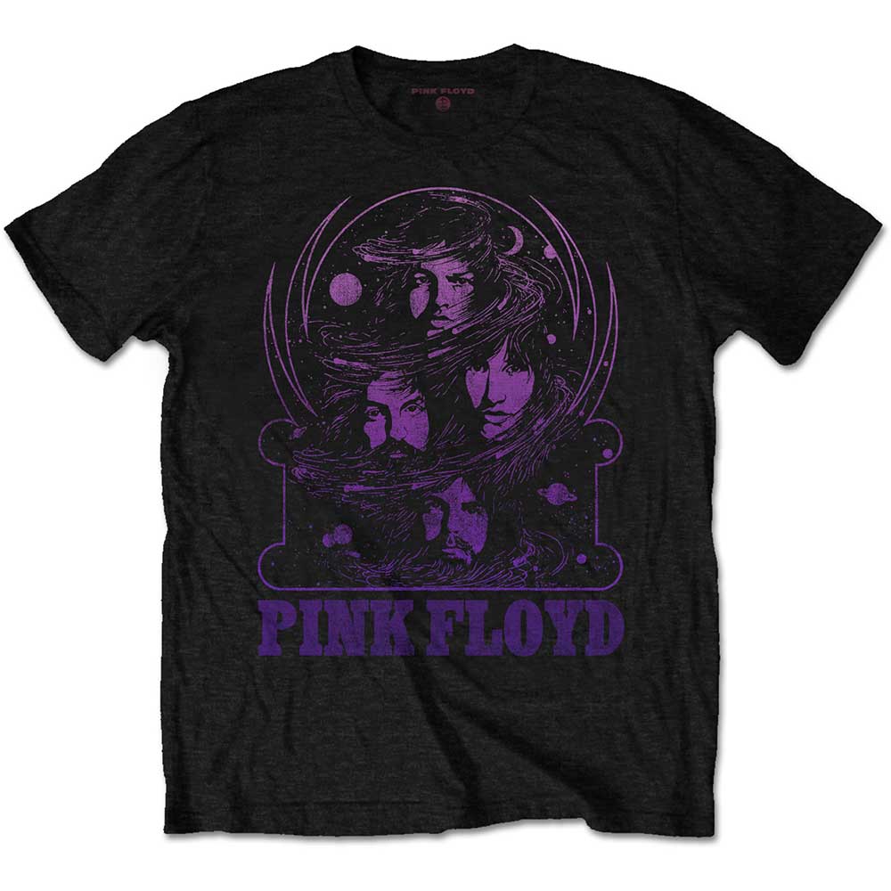 Pink Floyd Unisex T-Shirt: Purple Swirl (Medium)