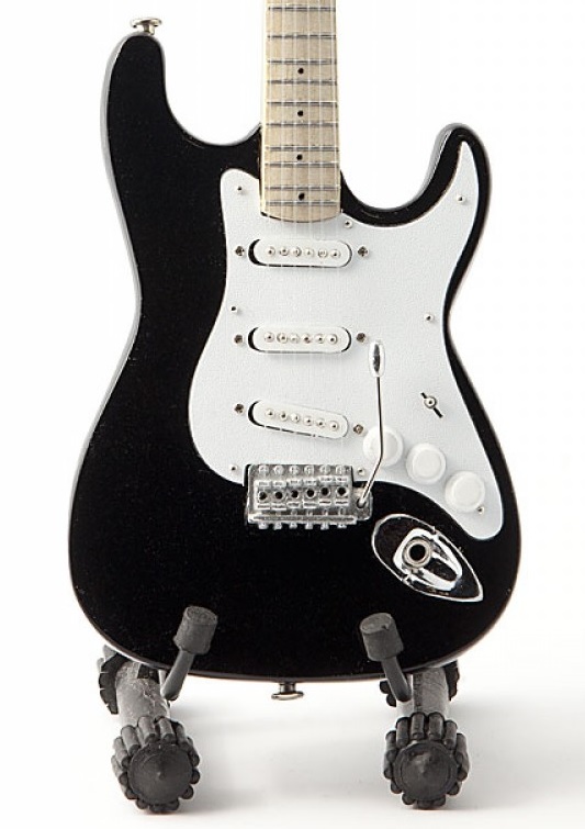 Minigitarr: Eric Clapton - Fender Stratocaster Blackie