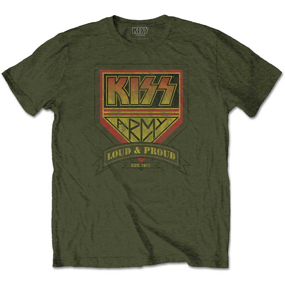 KISS Unisex T-Shirt: Loud & Proud (Medium) - 2