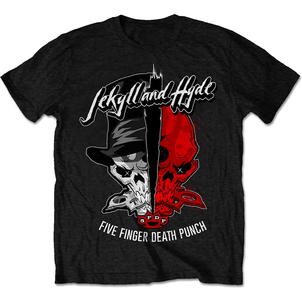 Five Finger Death Punch Unisex T-Shirt: Jekyll & Hyde (Medium) - 2