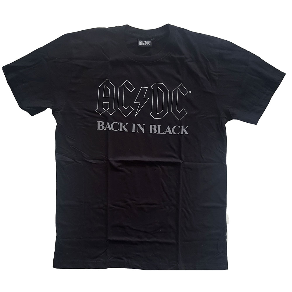 AC/DC Unisex T-Shirt: Back In Black (Medium)