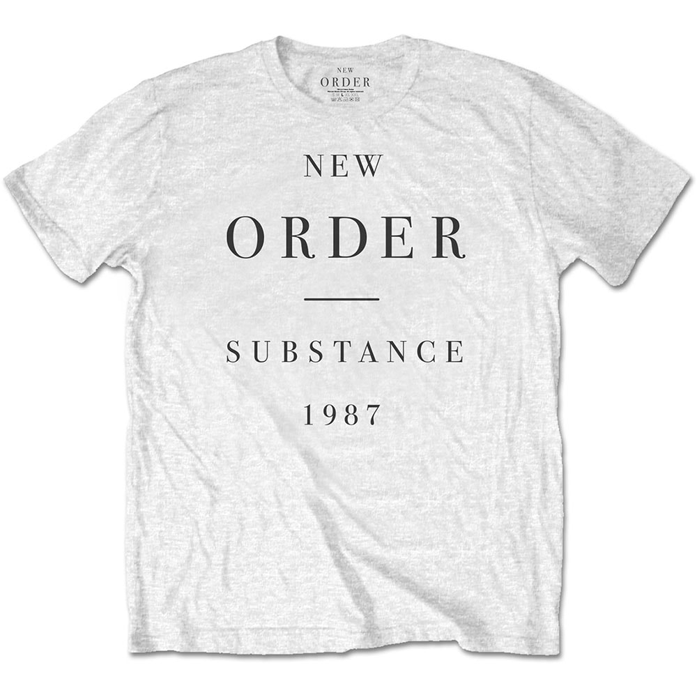 New Order Unisex T-Shirt: Substance (X-Large)