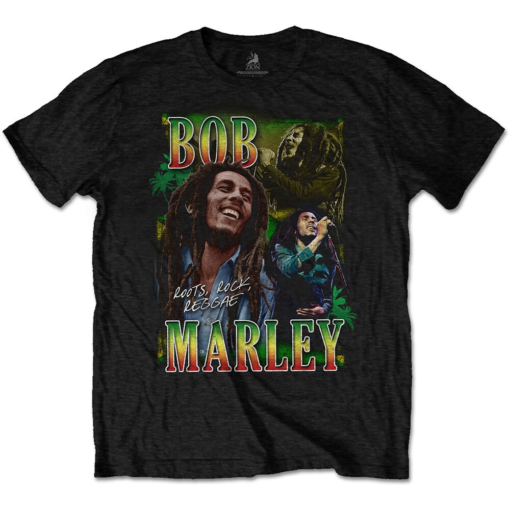 Bob Marley Unisex T-Shirt: Roots, Rock, Reggae Homage (X-Large)