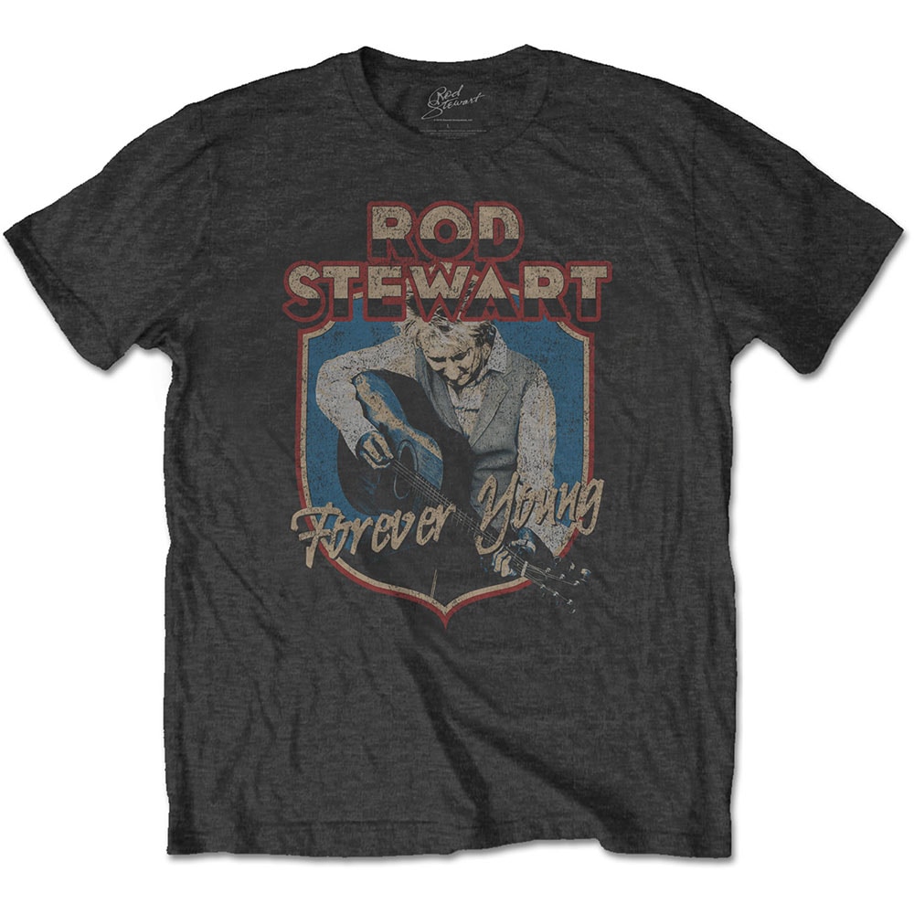 Rod Stewart Unisex T-Shirt: Forever Crest (Medium) - 2