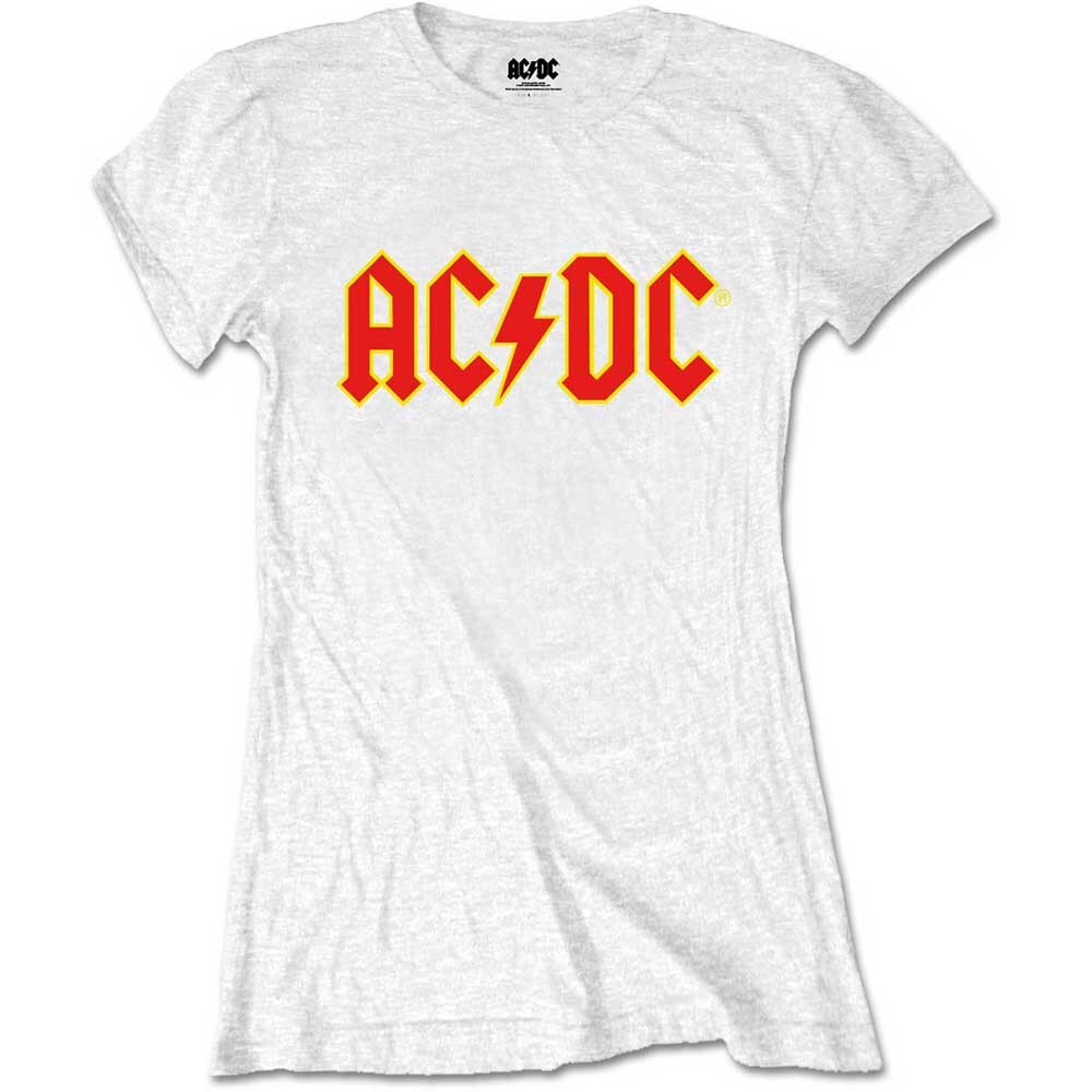 AC/DC Ladies T-Shirt: Logo (Retail Pack) (Medium)