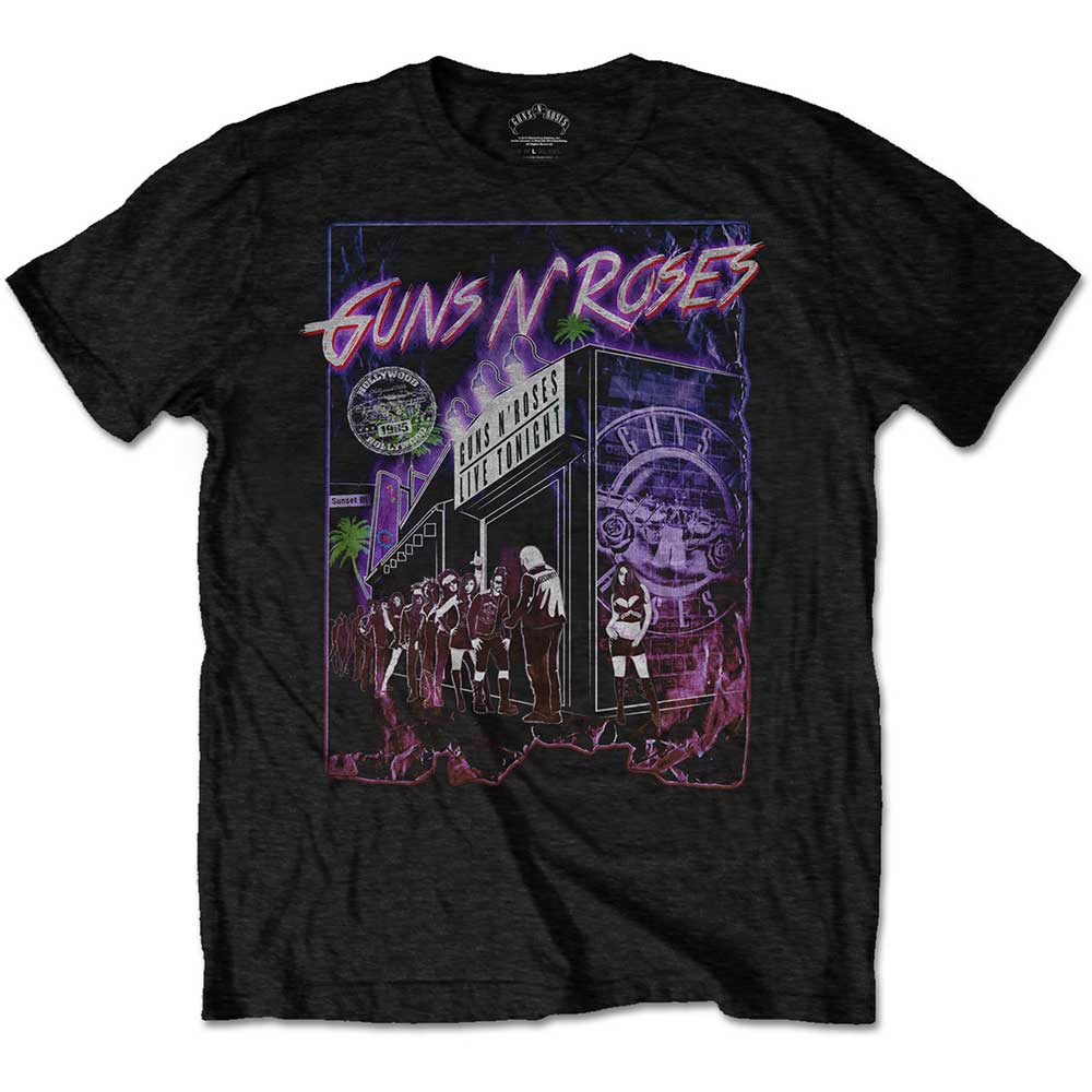 Guns N' Roses Unisex T-Shirt: Sunset Boulevard (Medium) - 2
