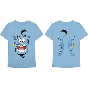 Disney Unisex T-Shirt: Aladdin Genie (Back Print) (Medium)