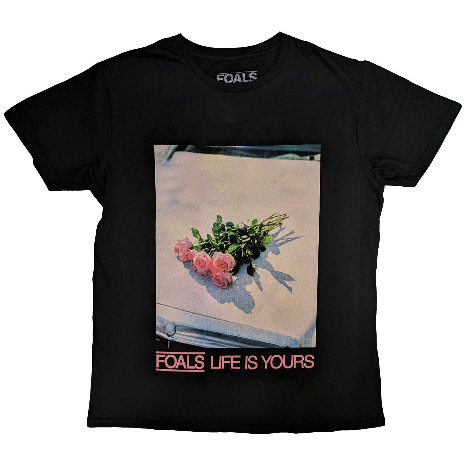 Foals Unisex T-Shirt: Life Is Yours (Large)
