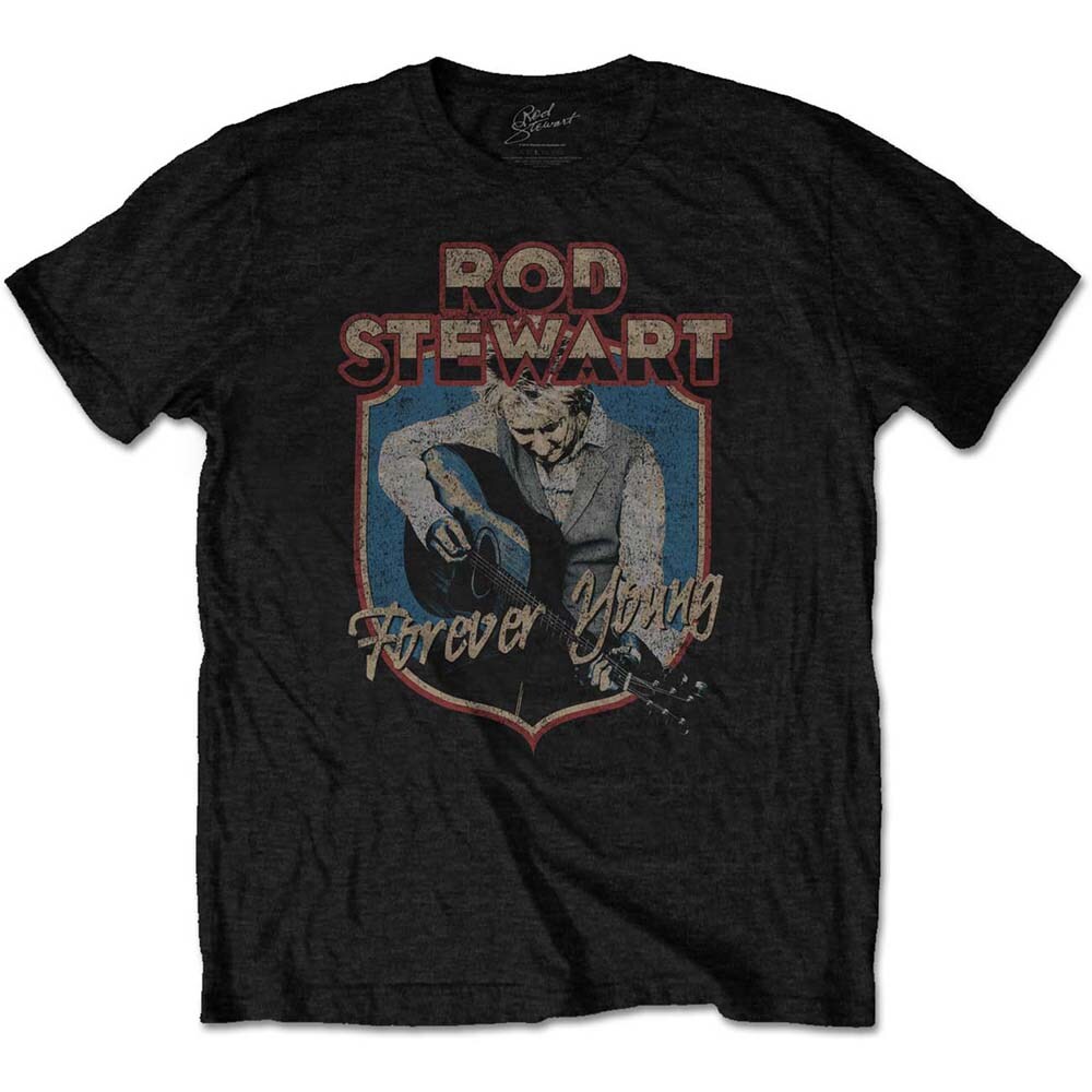 Rod Stewart Unisex T-Shirt: Forever Crest (Medium) - 2
