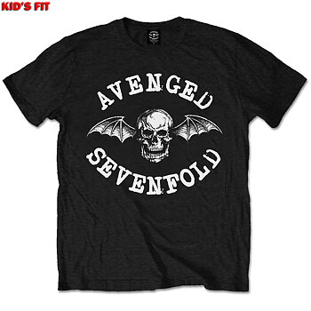 Avenged Sevenfold Kids T-Shirt: Classic Deathbat (5-6 Years)