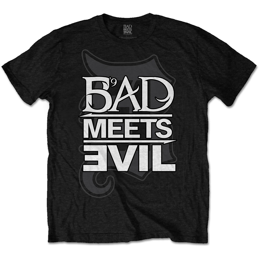 Bad Meets Evil Unisex T-Shirt: Logo (Large)