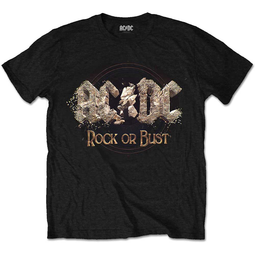 AC/DC Unisex T-Shirt: Rock or Bust (Small) - 2