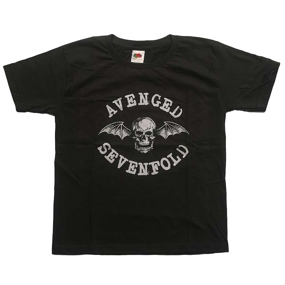 Avenged Sevenfold Kids T-Shirt: Classic Deathbat (9-10 Years)