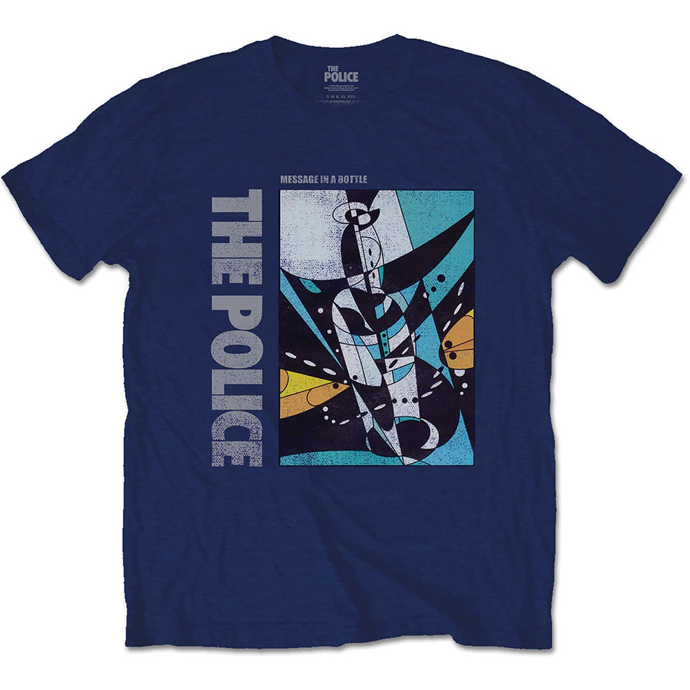 The Police Unisex T-Shirt: Message in a Bottle (Small)