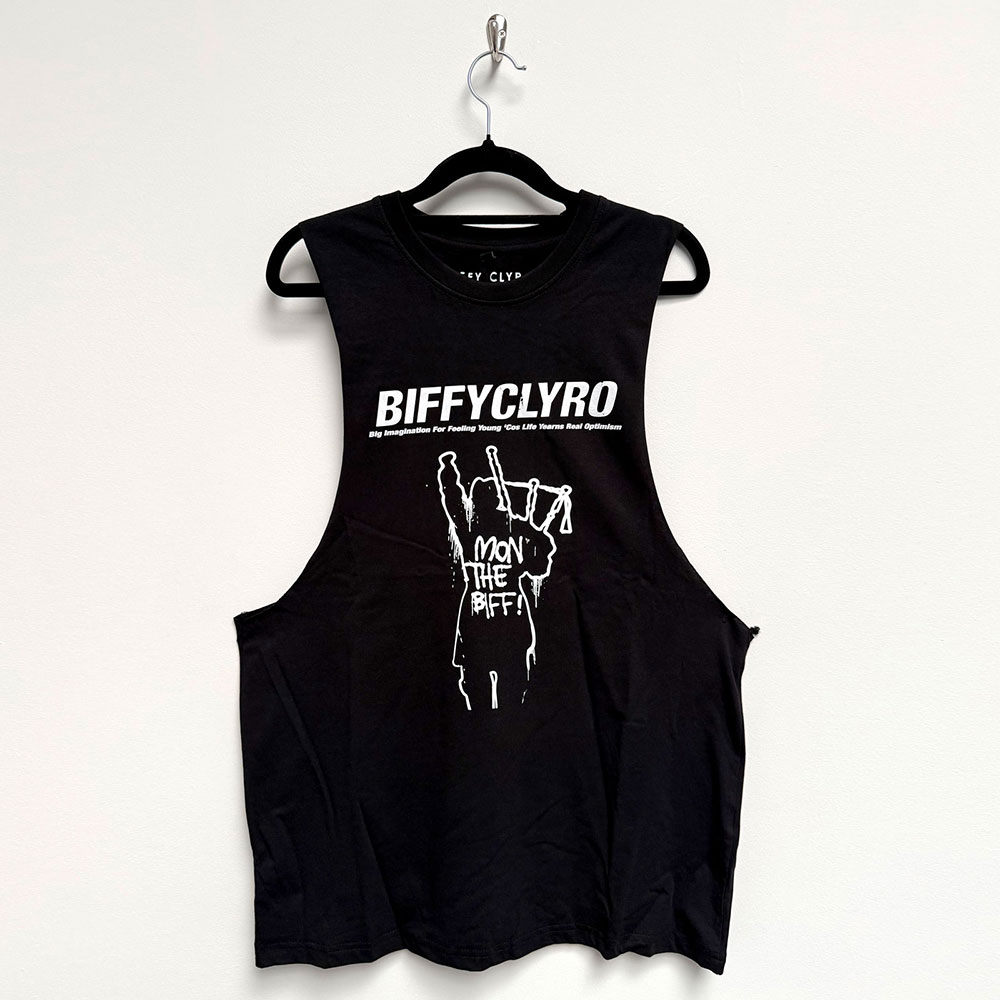 Biffy Clyro Unisex Vest T-Shirt: Big Imagination (Black) (Large)