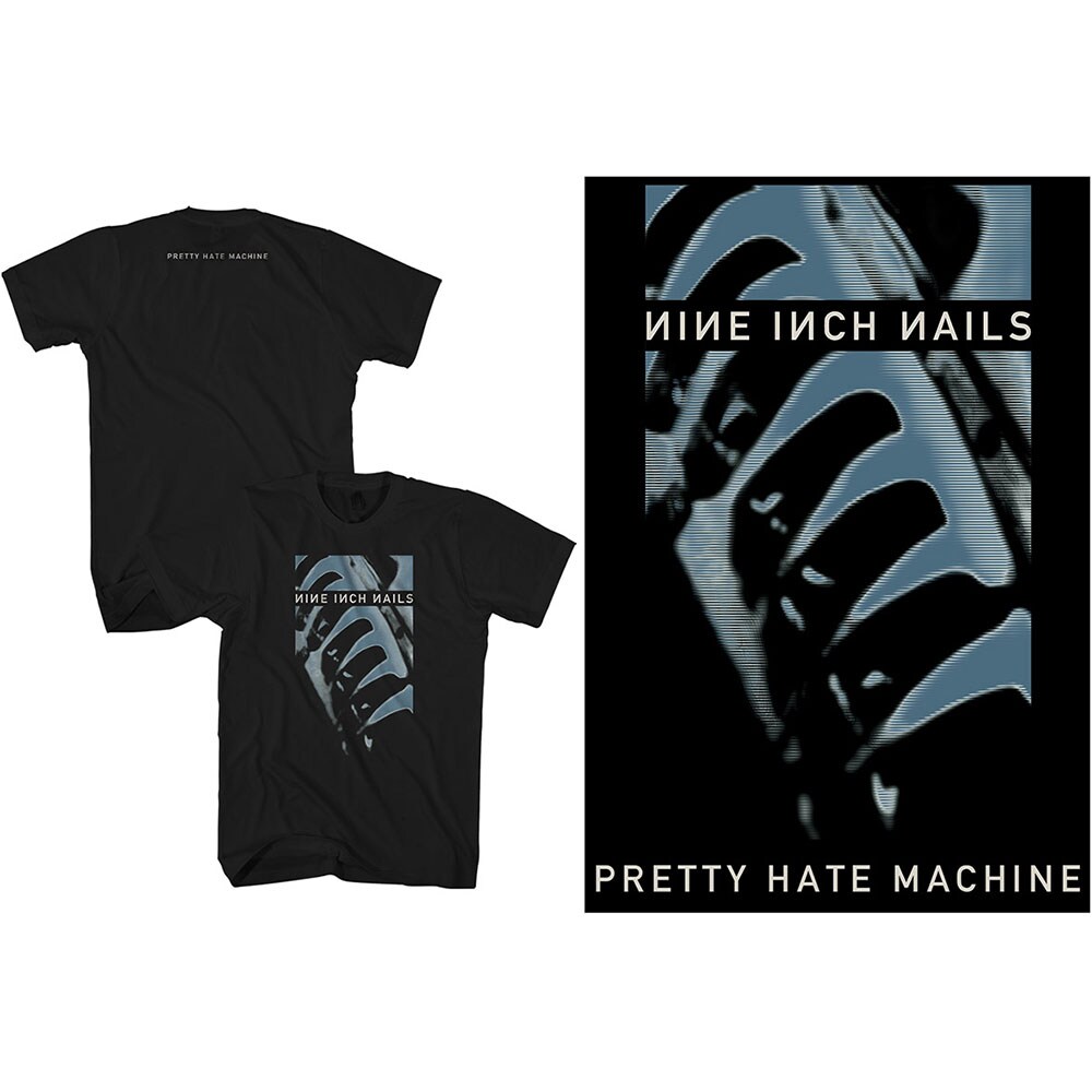 Nine Inch Nails Unisex T-Shirt: Pretty Hate Machine (Back Print) (XX-Large)