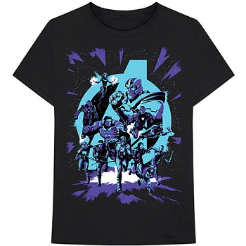 Marvel Comics Unisex T-Shirt: Avengers Group (Medium)