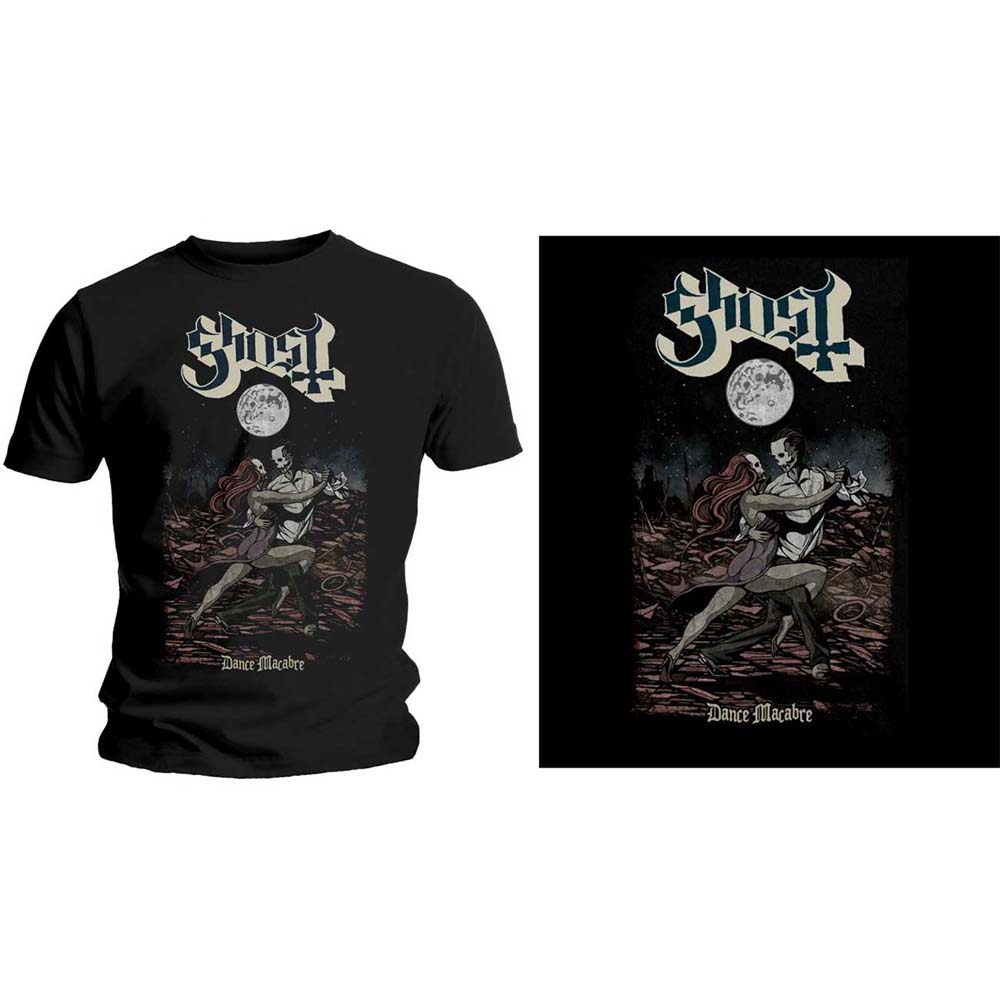 Ghost Unisex Tee: Dance Macabre (Large)