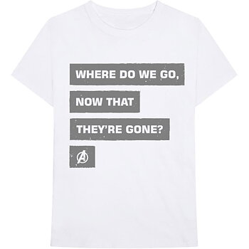 Marvel Comics Unisex T-Shirt: Avengers Now That They're Gone (Large)