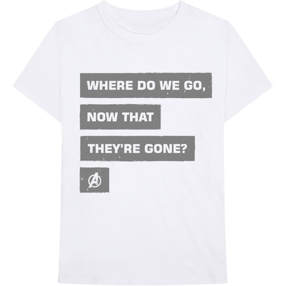 Marvel Comics Unisex T-Shirt: Avengers Now That They're Gone (X-Large)