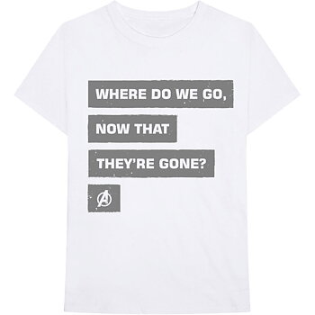 Marvel Comics Unisex T-Shirt: Avengers Now That They're Gone (X-Large)