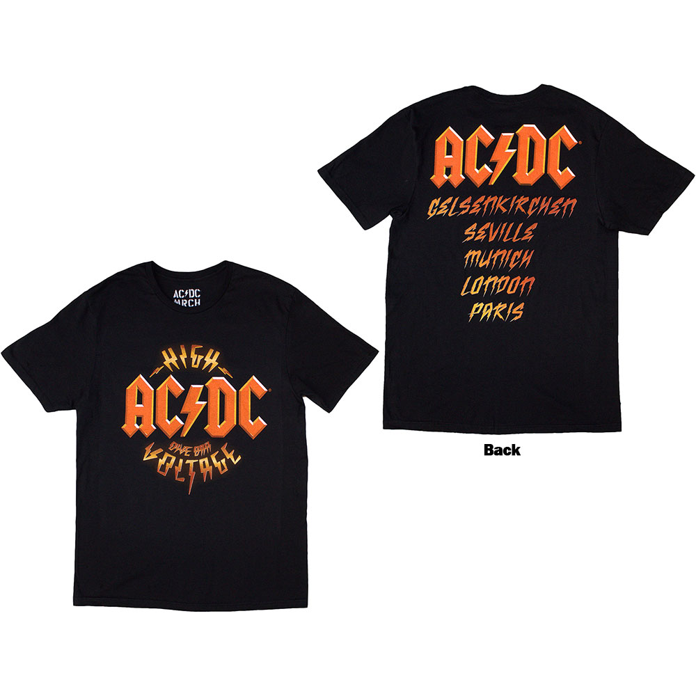 AC/DC Unisex T-Shirt: High Voltage Dive Bar (Back Print & Ex-Tour) (XXX-Large)